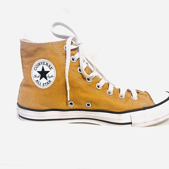 Converse All Star-Chuck Taylor-Unisex Burnt Honey High Top Sneakers-W 9, M 7 - Picture 3 of 16